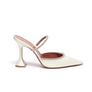 Amina Muaddi Gilda Crystal Embellished Mule *BRAND NEW* Size 38